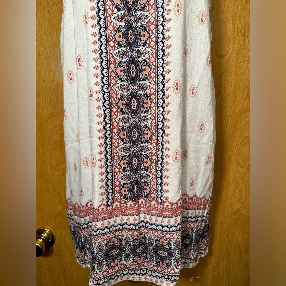 AéRopostale boho print tie back shift dress dress size extra large - Picture 5 of 10